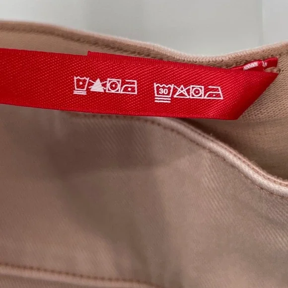 Spanx Women's Stretch Twill Cropped Wide Leg Pants Pink Blush 1X Petite - Picture 5 of 9